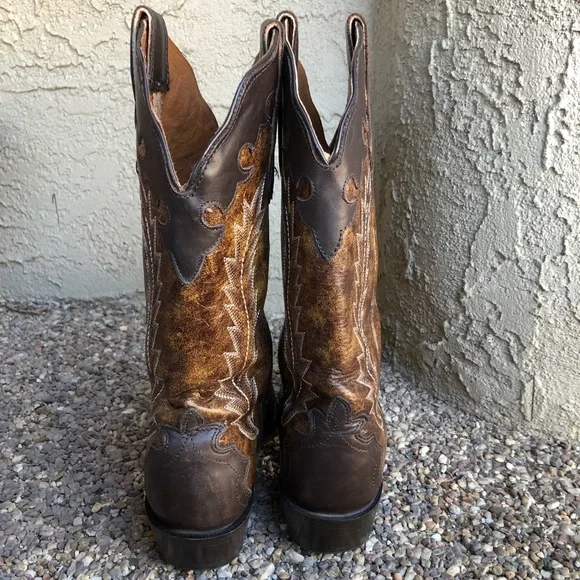 Nocona Distressed Cowboy Boots - Picture 4 of 11